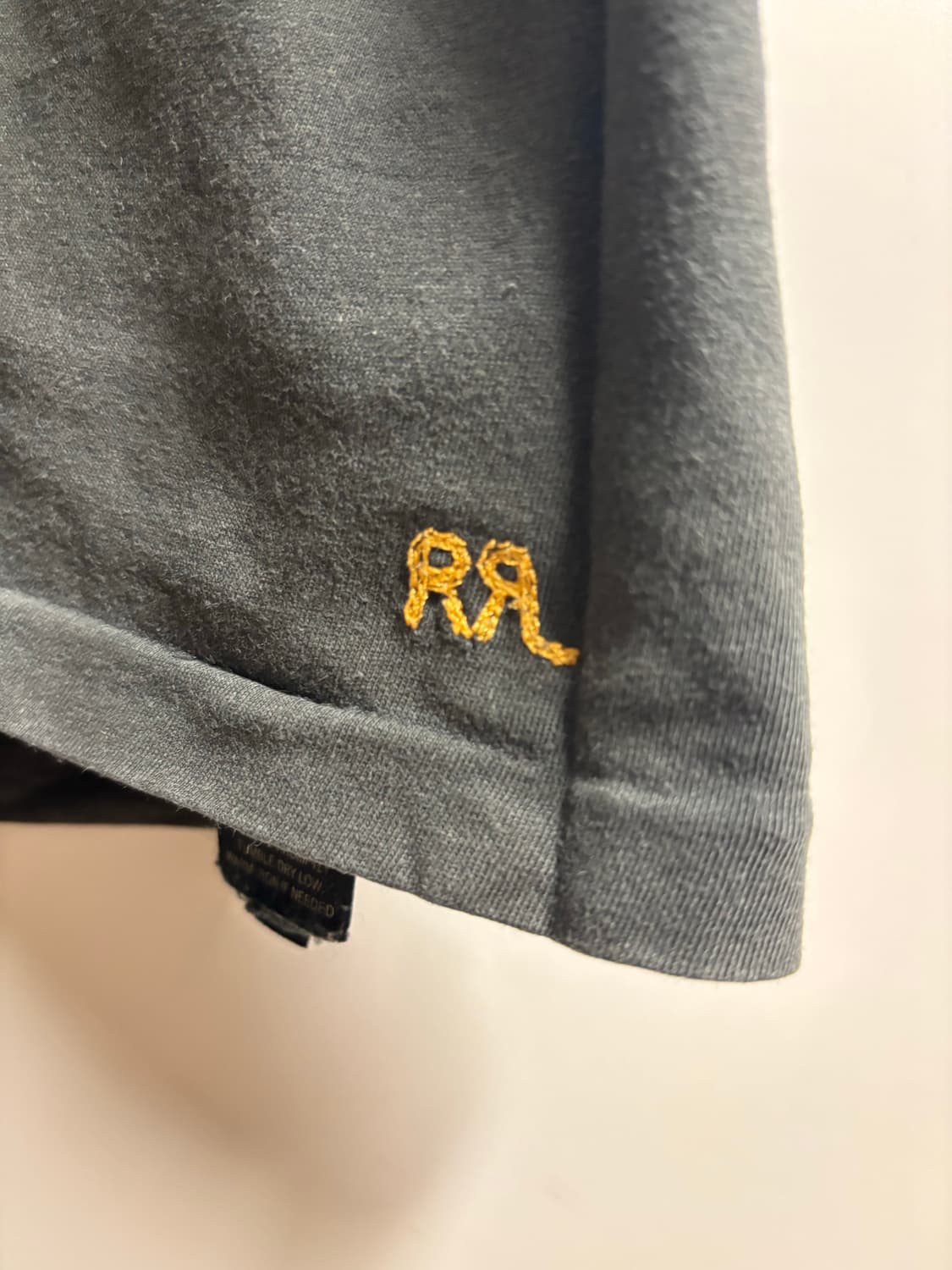 [S]RRL 코튼 저지 크루넥 티셔츠 블랙 상품이미지7