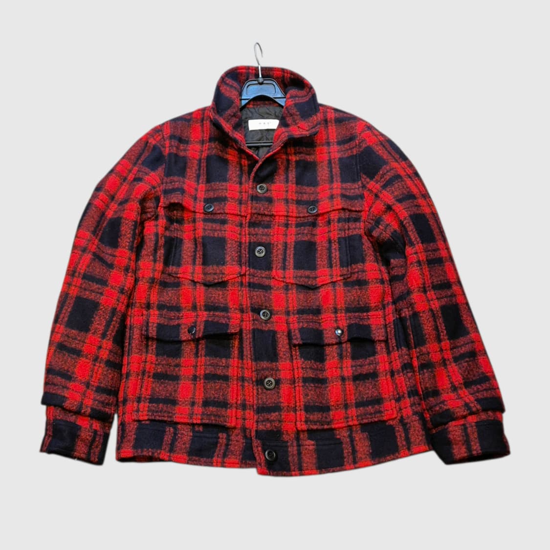 S 타탄체크 누빔자켓 상품이미지1