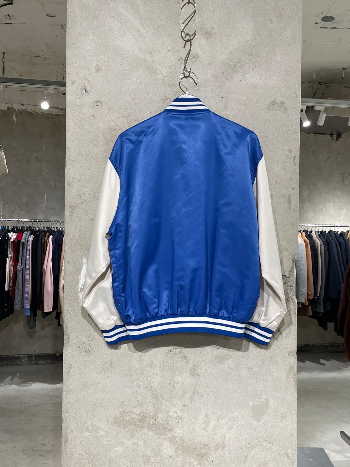 나이키 블루 스우시 나일론 바시티 자켓 상품이미지6