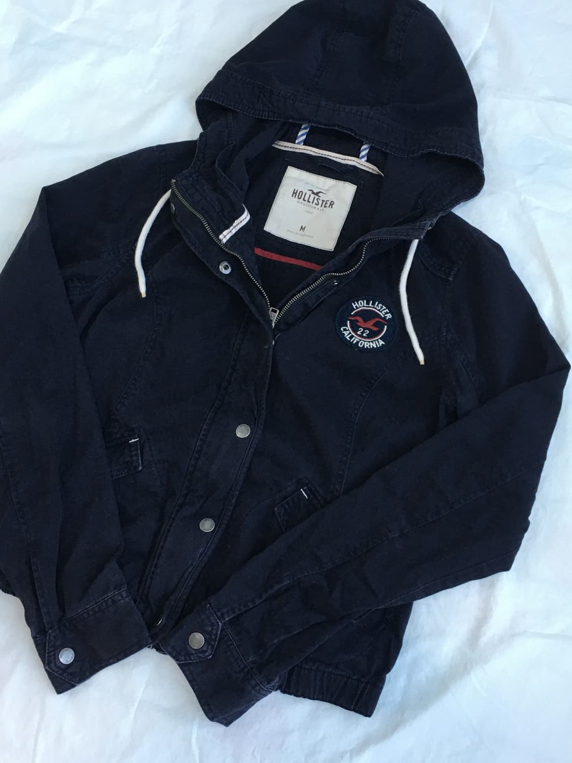 홀리스터 네이비 면자켓 상품이미지2