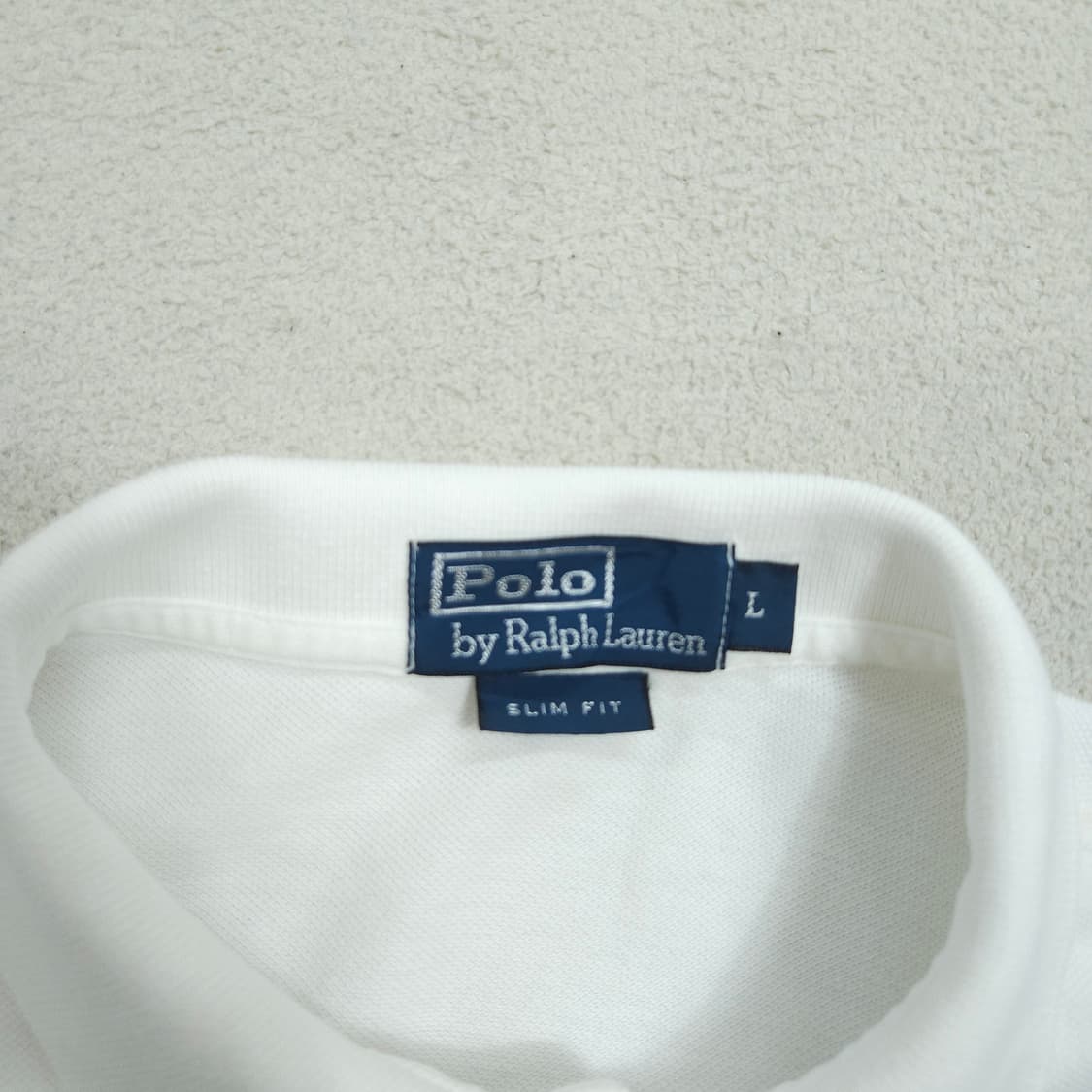폴로 랄프 로렌 화이트 카라티 L  상품이미지5