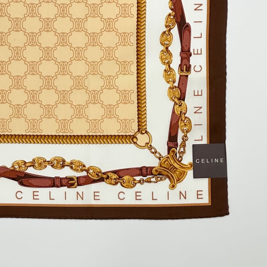 (새상품) celine / 셀린느 쁘띠스카프 손수건 상품이미지3