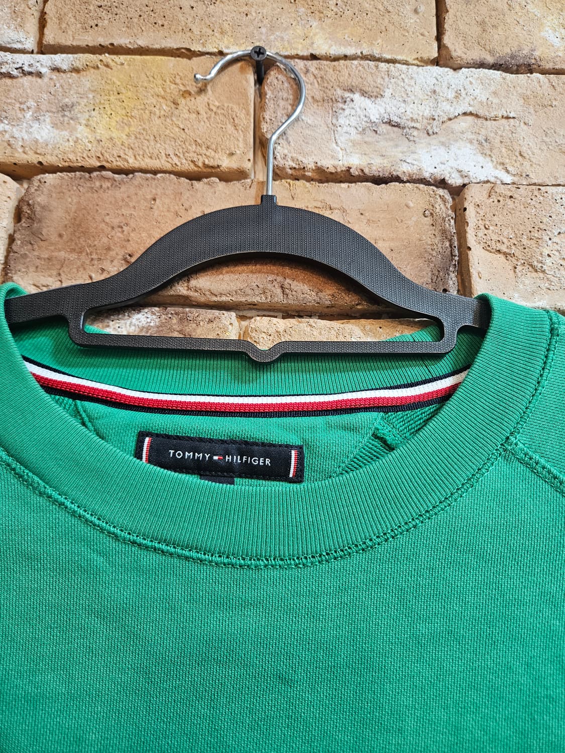 타미힐피거 맨투맨  그린 상품이미지3