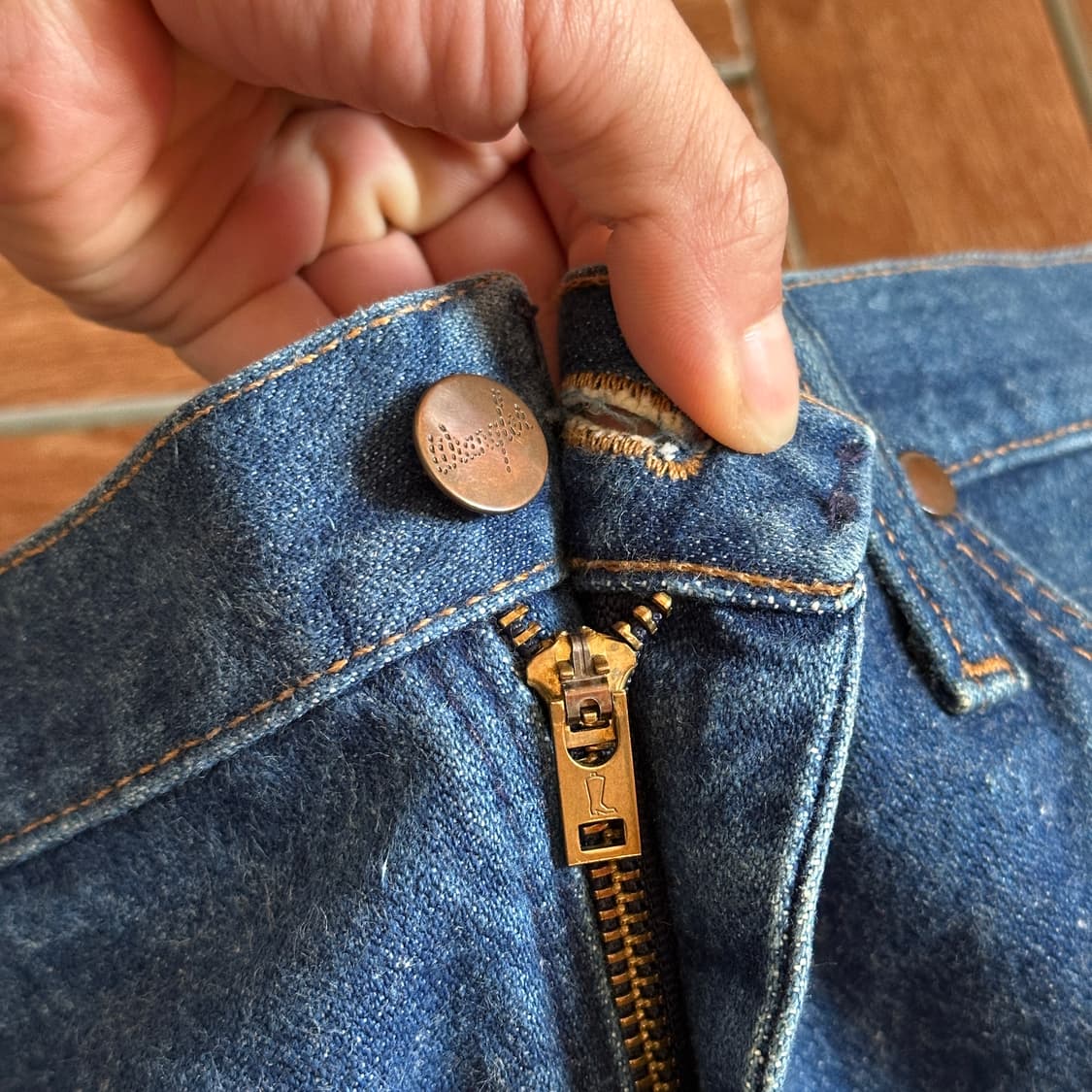 Wrangler usa 13mwz cowboy cut denim 상품이미지8