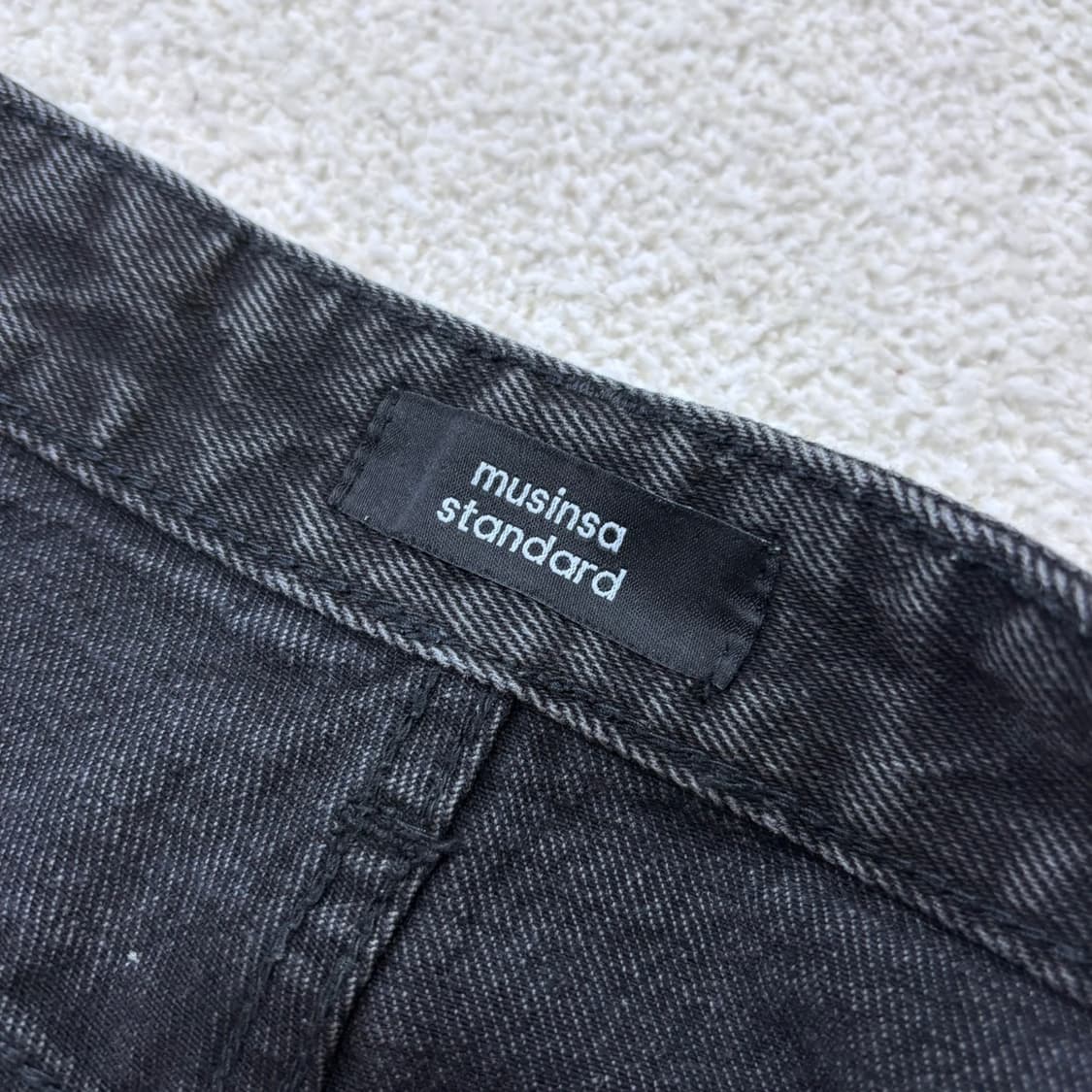 28 무신사스탠다드 와이드 데님 팬츠 0311E 상품이미지3