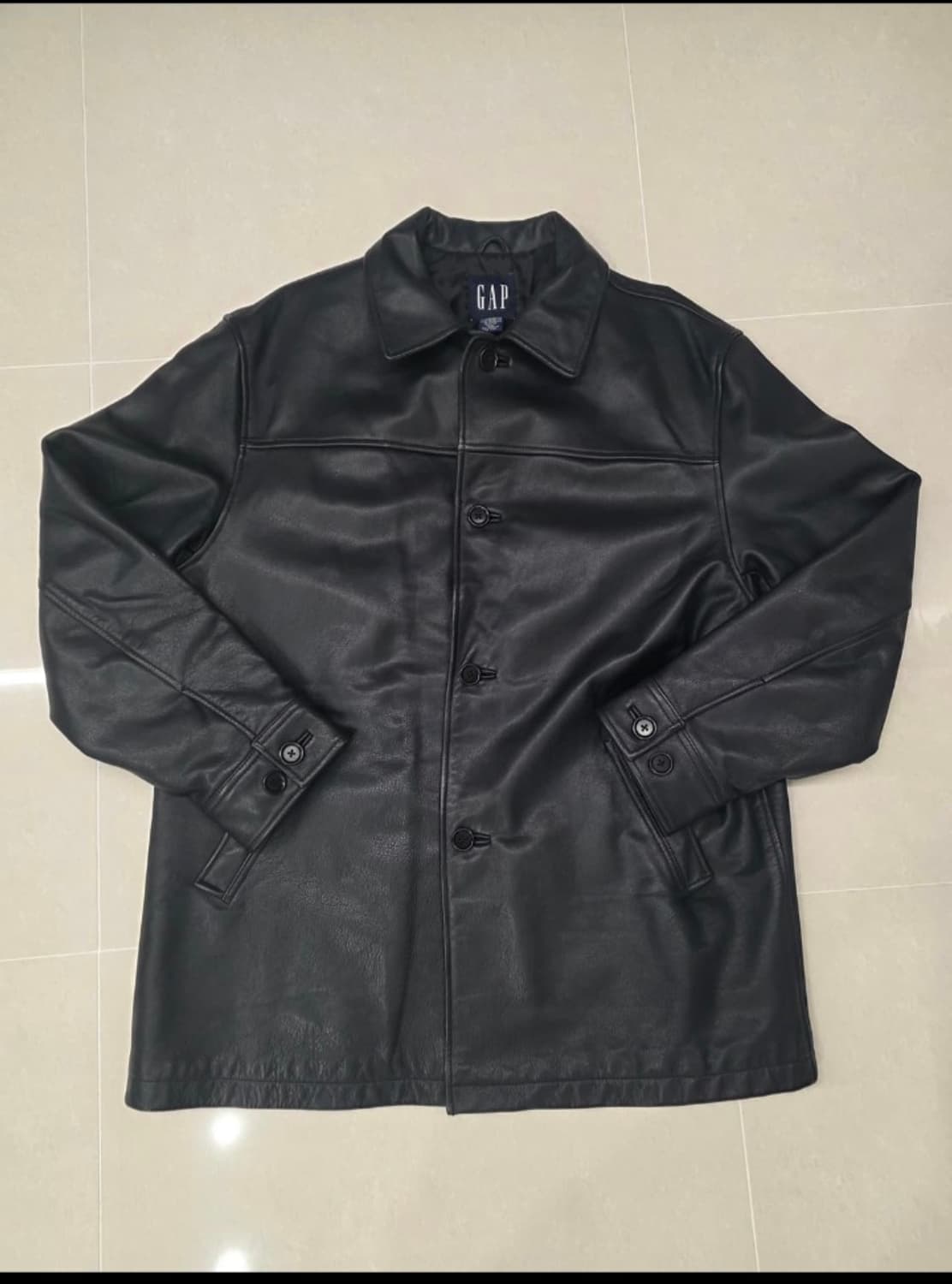 올드갭 레더 카코트 l 상품이미지1