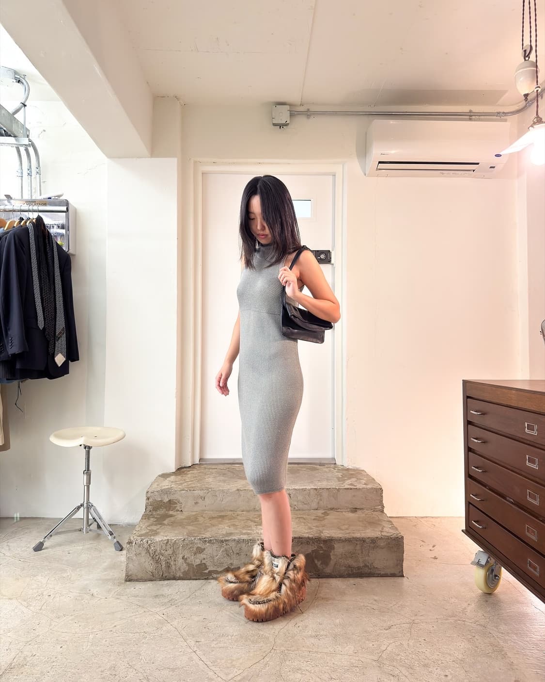 Versace  Knit Turtleneck Dress/ S 상품이미지9