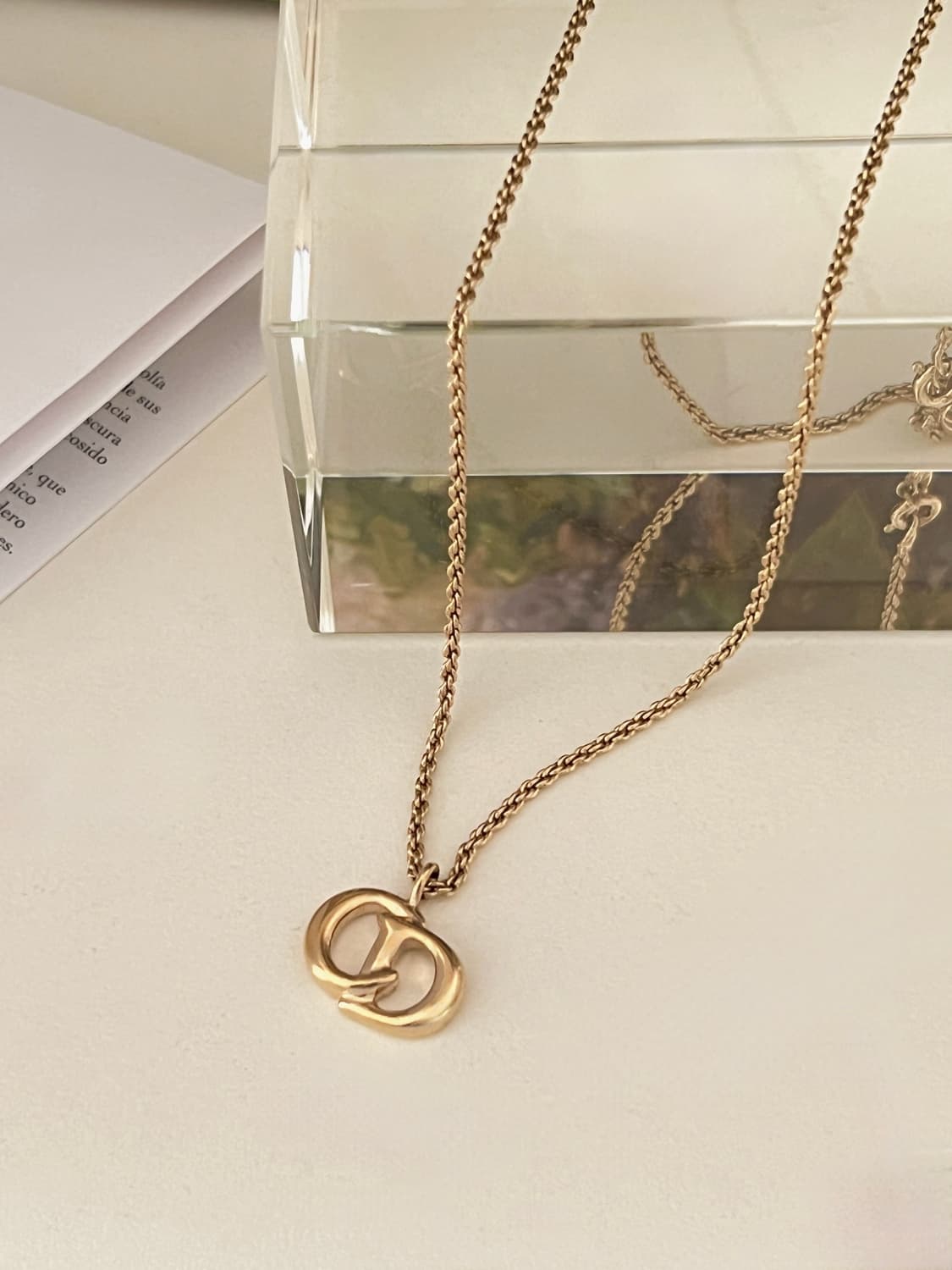 DIOR CD로고 빈티지 디올 목걸이 상품이미지6