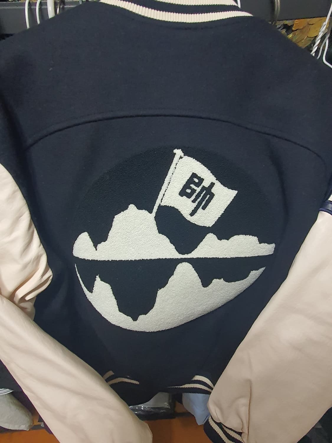 테이크이지 울 바시티 자켓 네이비 상품이미지2
