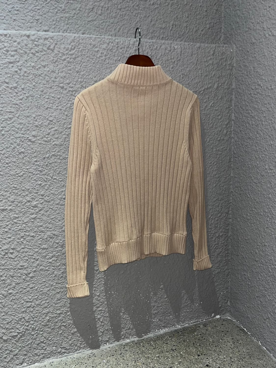 CARNOT 꽈배기 니트 집업 상품이미지2