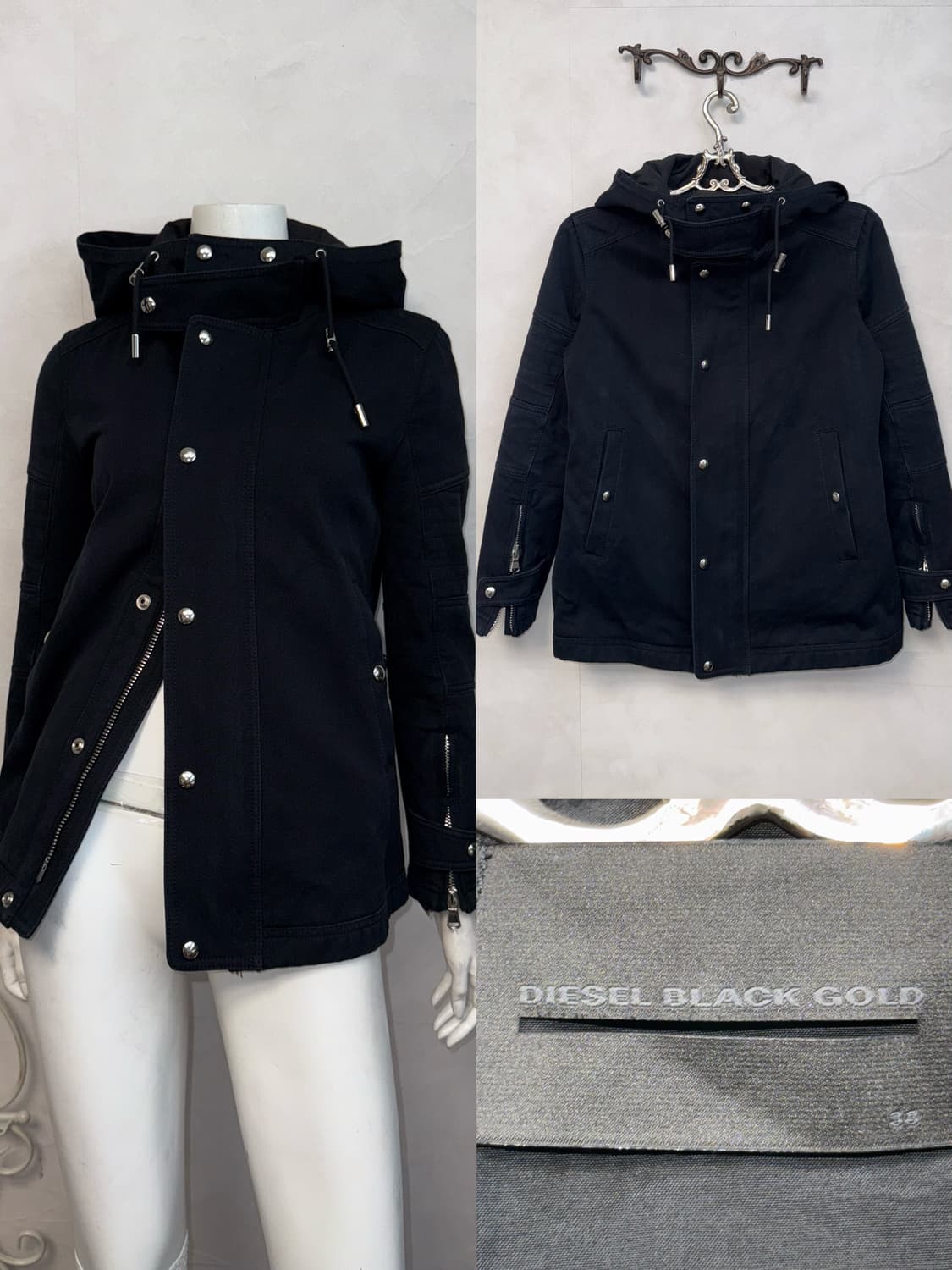 DIESEL BLACK GOLD button two ways jacket 상품이미지1
