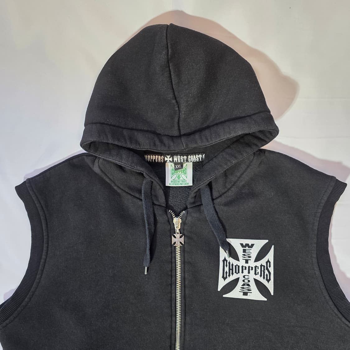 [2XL]웨스트 코스트 초퍼스 슬리브리스 후드집업 상품이미지5
