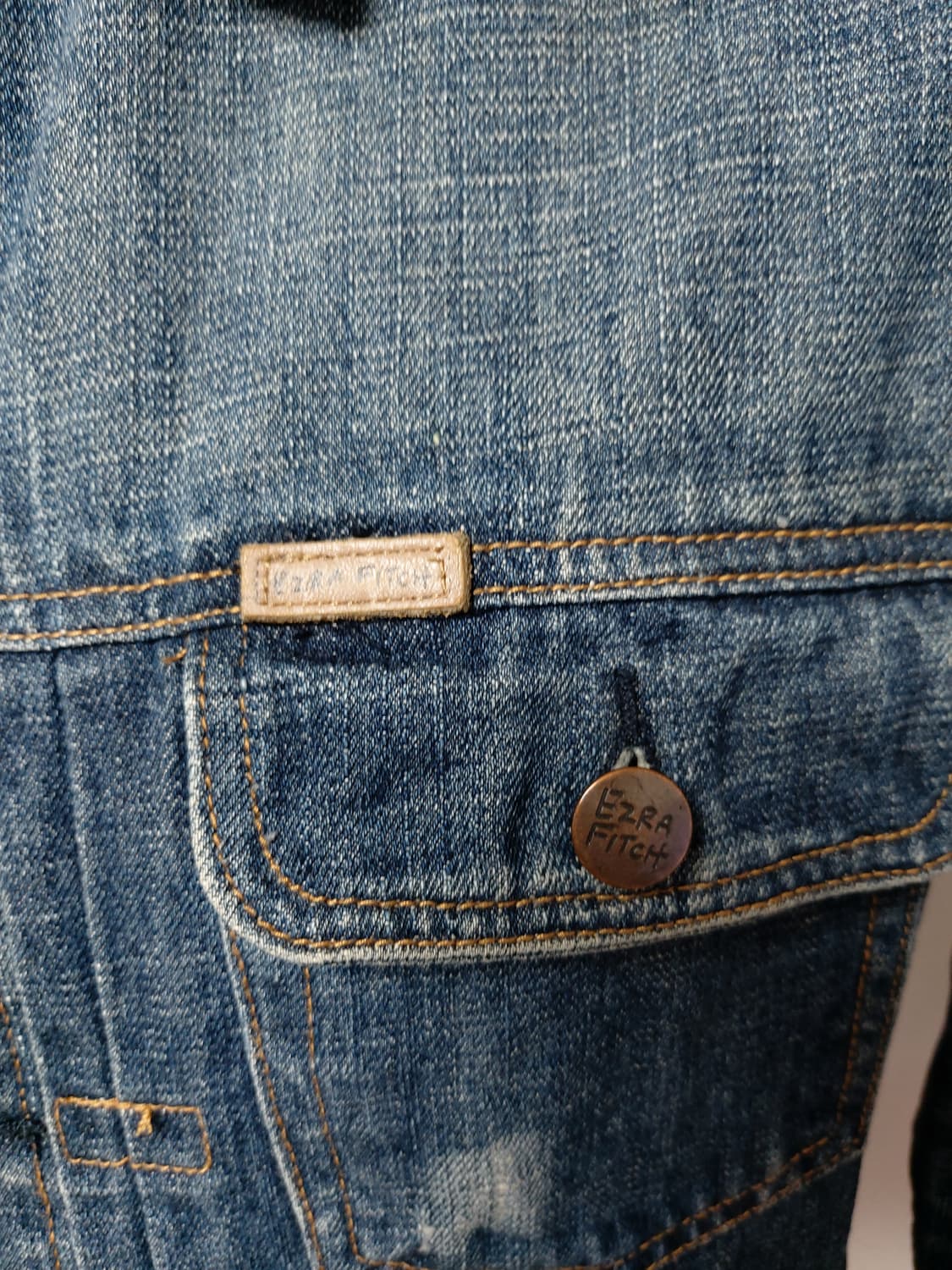 에즈라피치(EZRA FITCH) 빈티지 데님 자켓 (M)
 상품이미지4