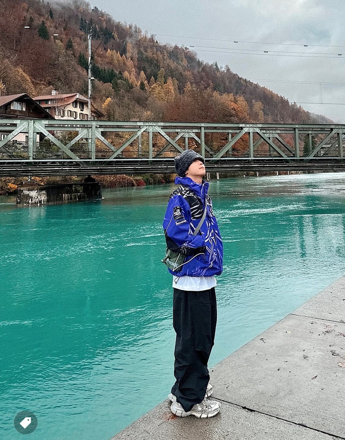 슈프림x노스페이스 프린티드 테이프심 자켓 상품이미지3