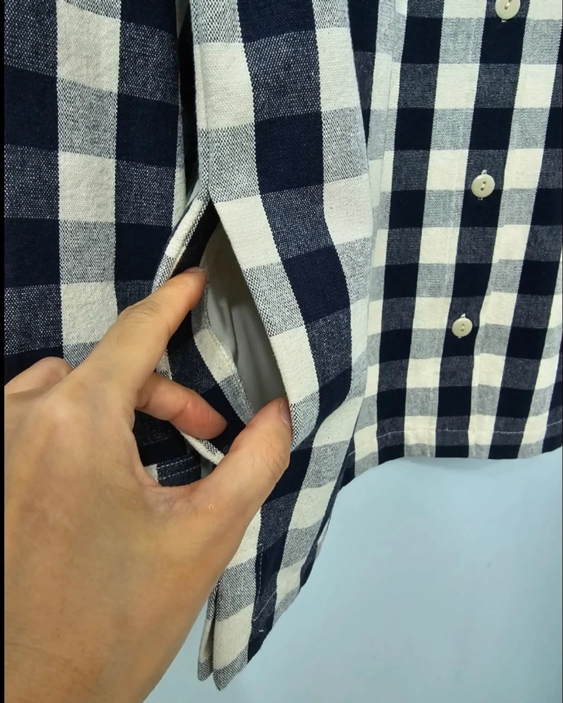 A.P.C. 아페쎄 깅엄 체크 lsla 셔츠 자켓 ~55 상품이미지6