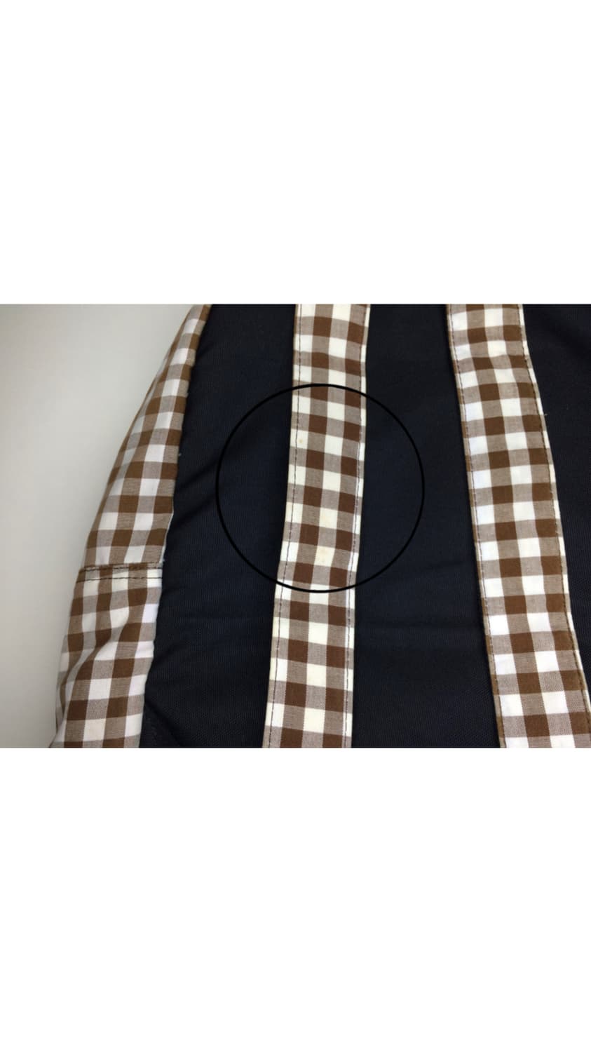 빈티지 브라운 체크 모리걸 백팩 상품이미지6