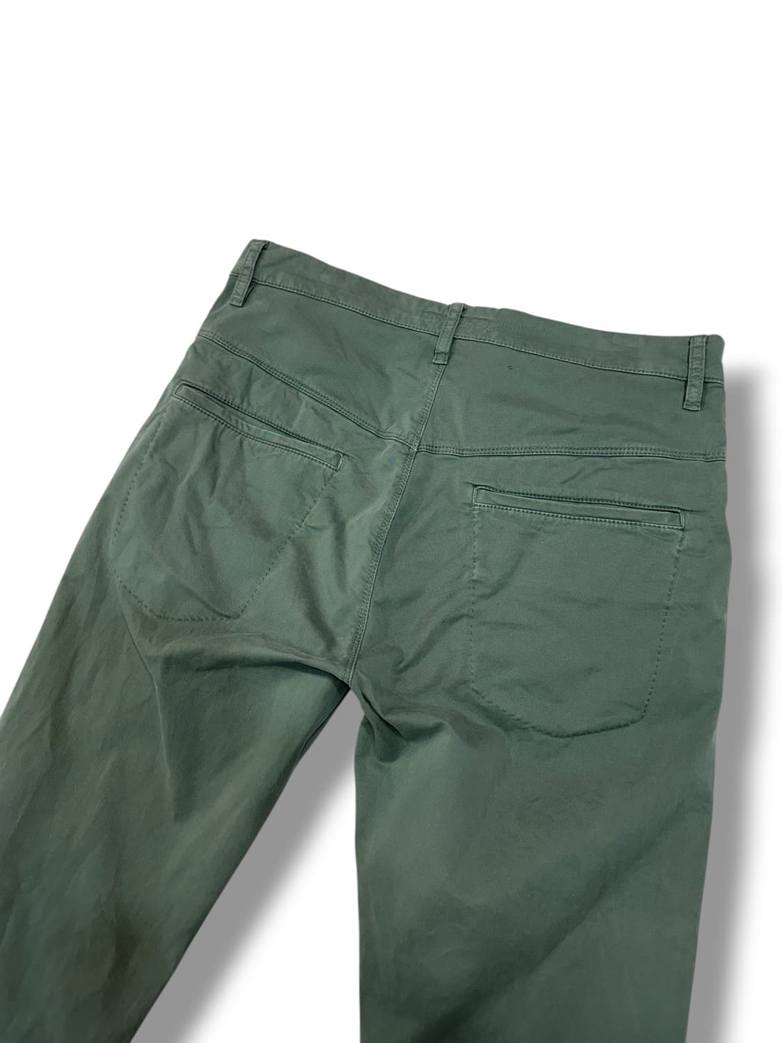 누디진 제이드 그린다이 슬림 카키 팬츠 (32) 상품이미지5