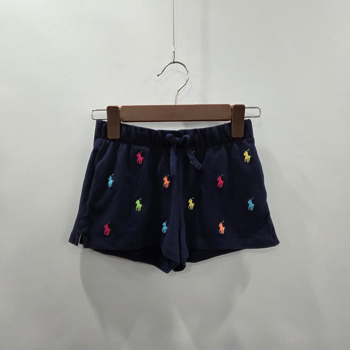 폴로랄프로렌 여아 멀티포니 밴딩 반바지 네이비 M/8/10  상품이미지1