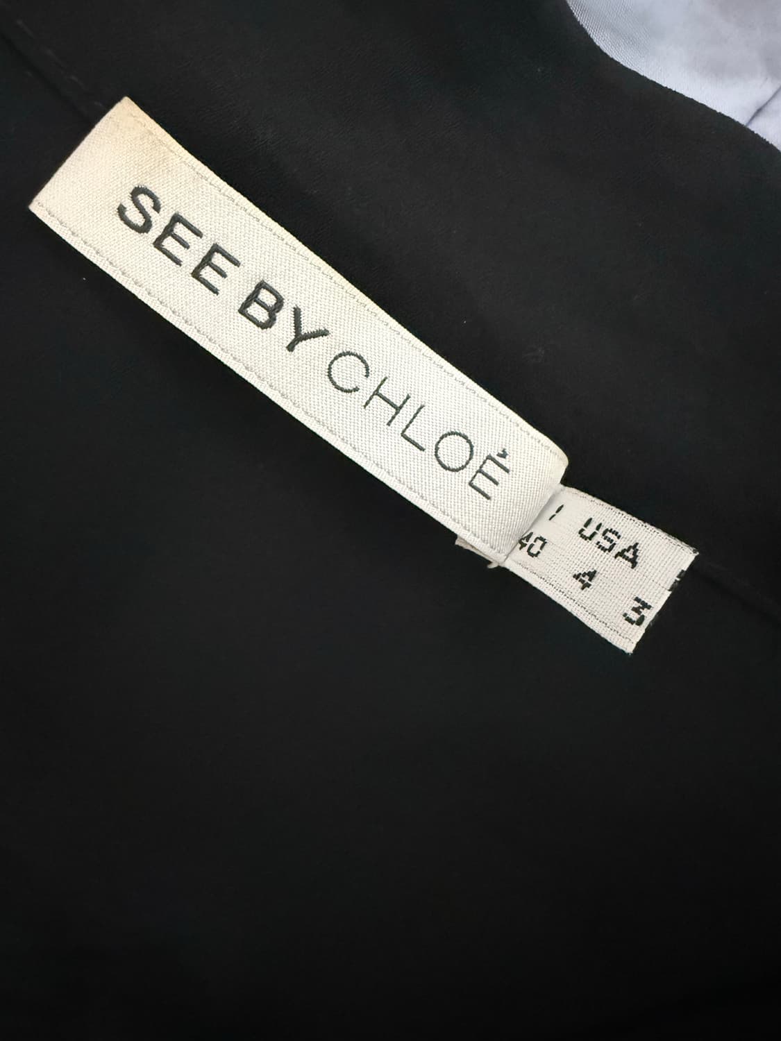 See by Chloe 블랙 원피스 상품이미지5