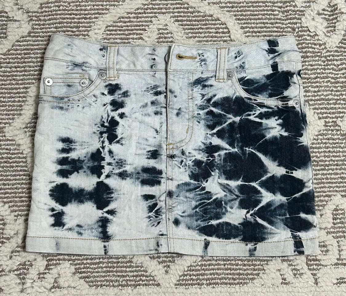 Y2K 00’s 워싱데님스커트 상품이미지1