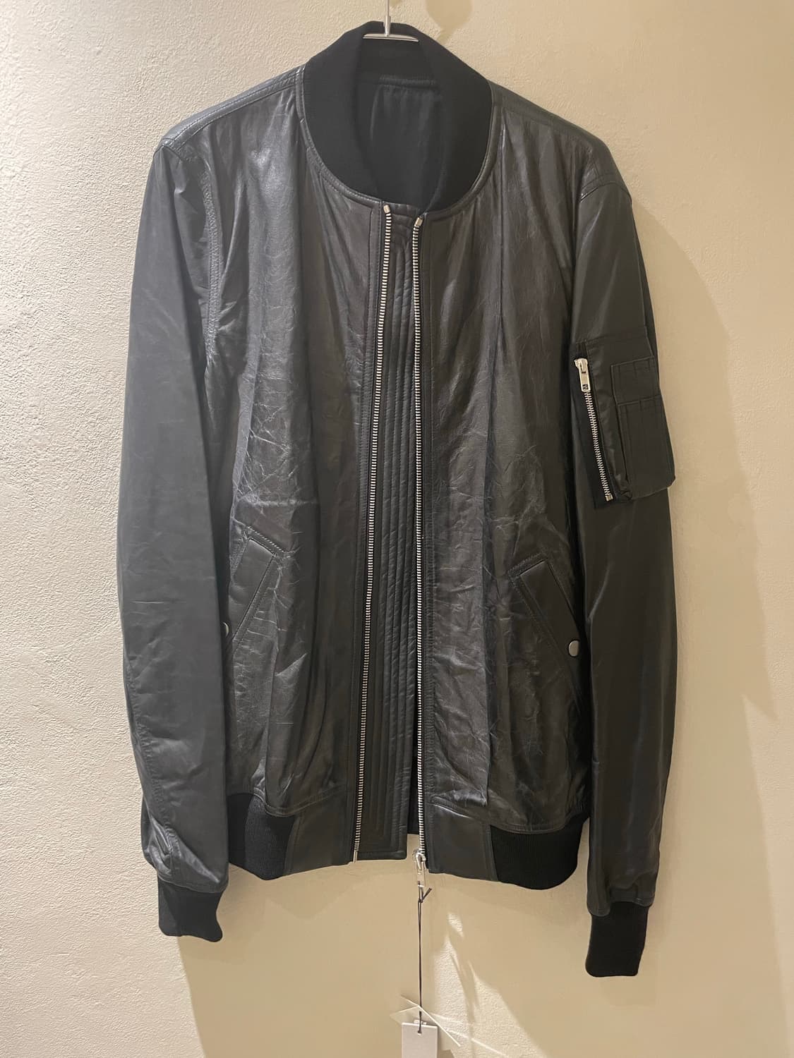 릭오웬스 가죽자켓 상품이미지1