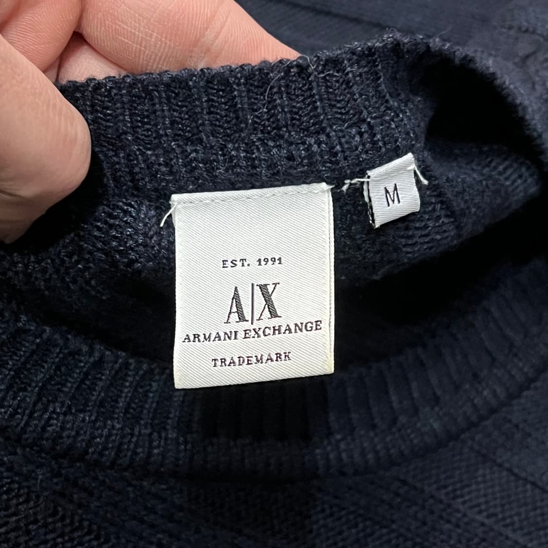  아르마니 익스체인지 골지 니트 y15637 상품이미지5