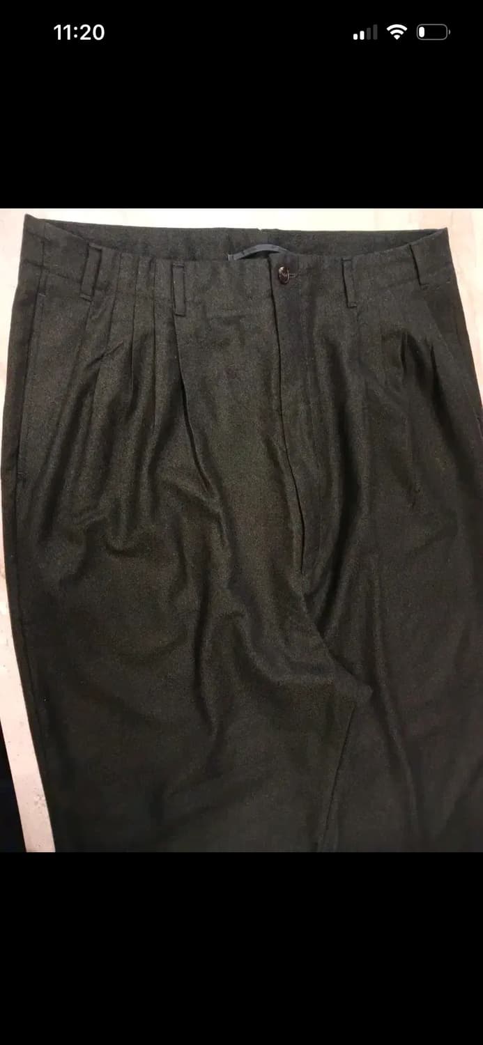 ErmenegildoZegna COUTURE WOOL WIDE PANTS 상품이미지4