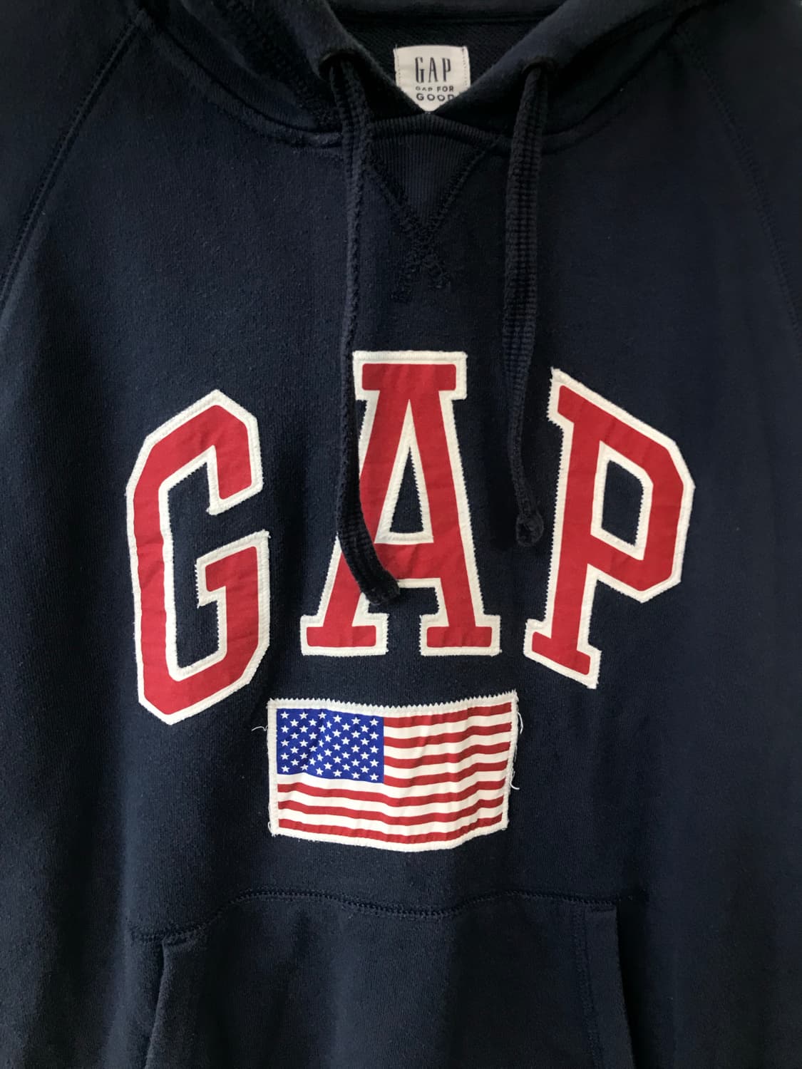 Gap 갭 성조기 네이비 후드티  상품이미지4