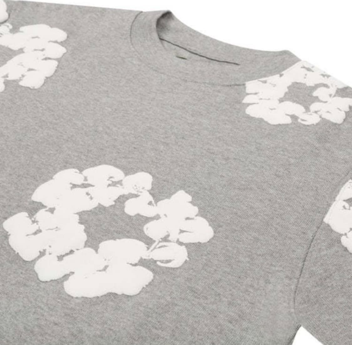 (XXL)데님티어스 롱슬리브 코튼 긴팔 그레이 새제품 상품이미지3