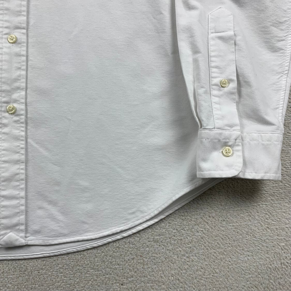 폴로 랄프로렌 스펠아웃 포니로고 화이트 옥스포드 셔츠 상품이미지5