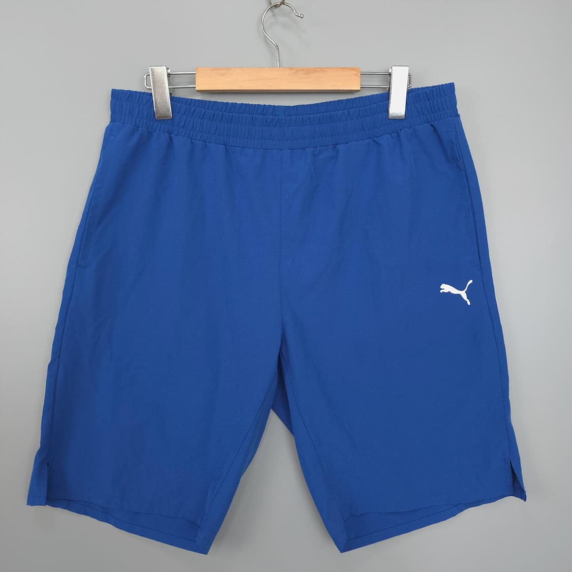 남성 푸마 PUMA 로고 트레이닝 반바지 XL 상품이미지1