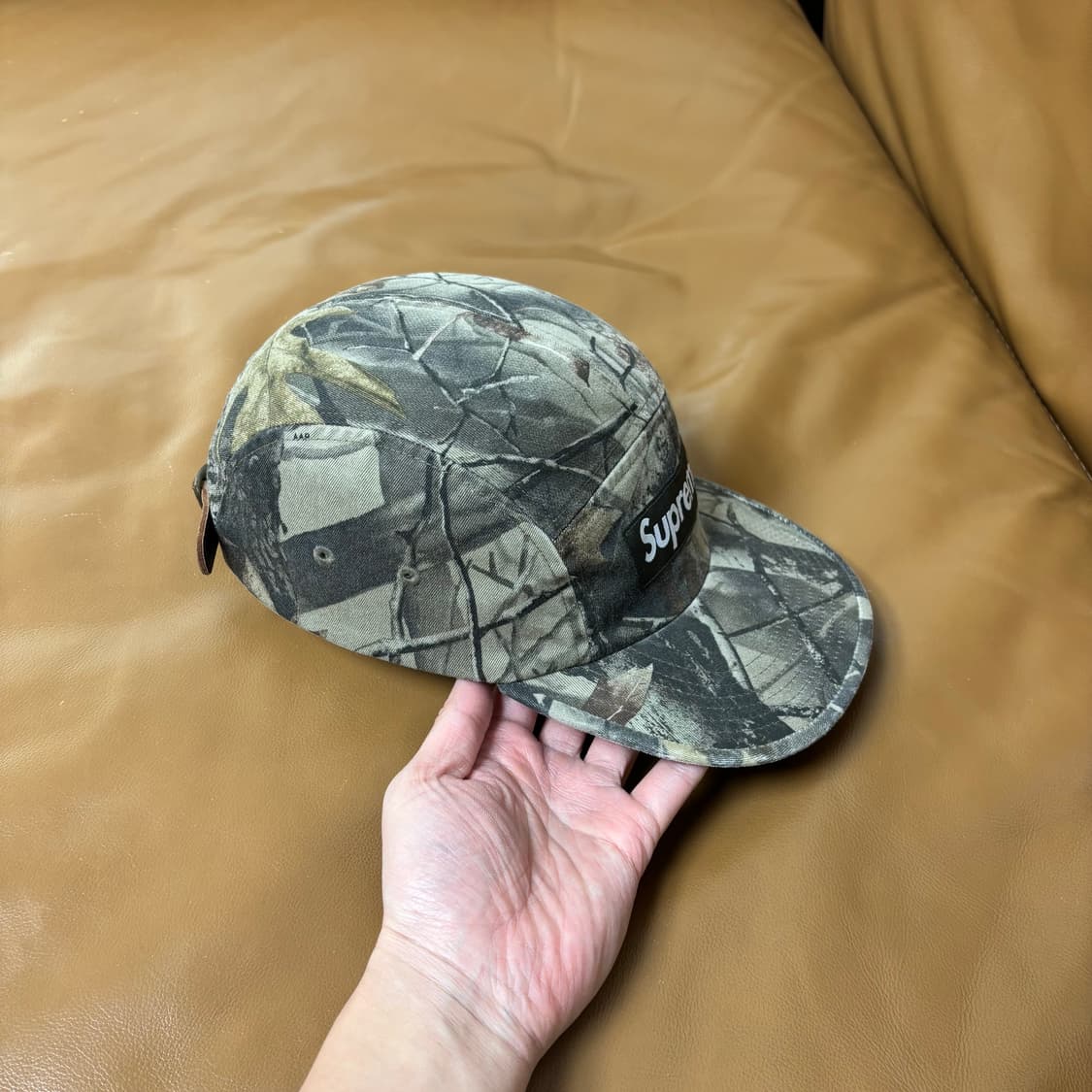 슈프림 캠프캡 모자 박스로고 리얼트리 카모 상품이미지3