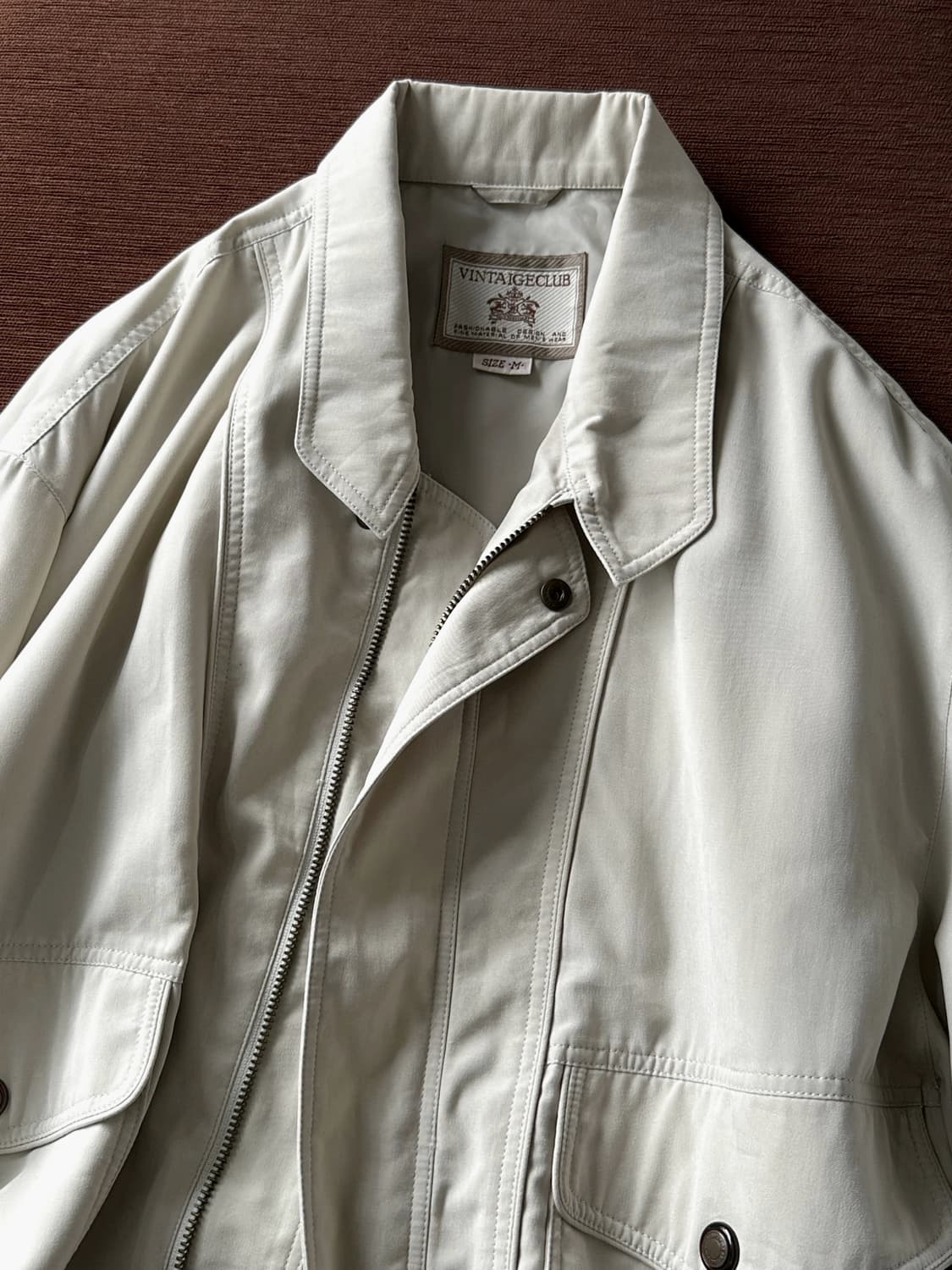 High count poly volume blouson 상품이미지2