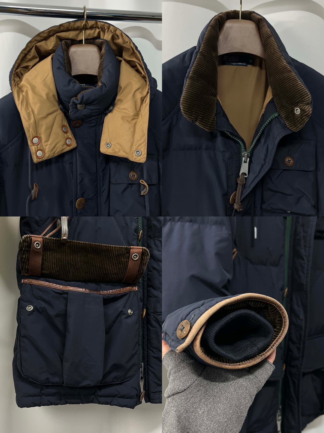 폴로 랄프로렌 모호크 코듀로이 헌팅 필드 다운파카 자켓 상품이미지5