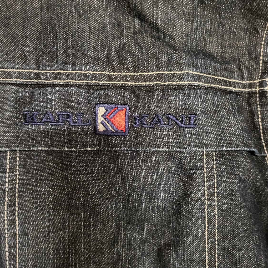 칼 카니 후드 데님 자켓 (L) 상품이미지4