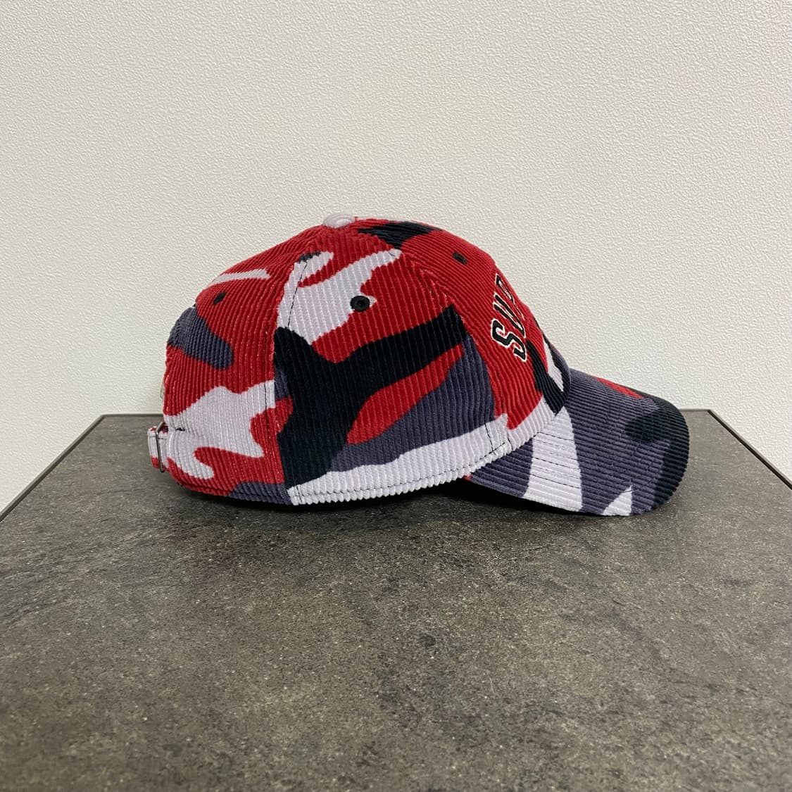 (OS) 슈프림 나이키 6패널 볼캡 모자 아크 로고 카모 레드 상품이미지2