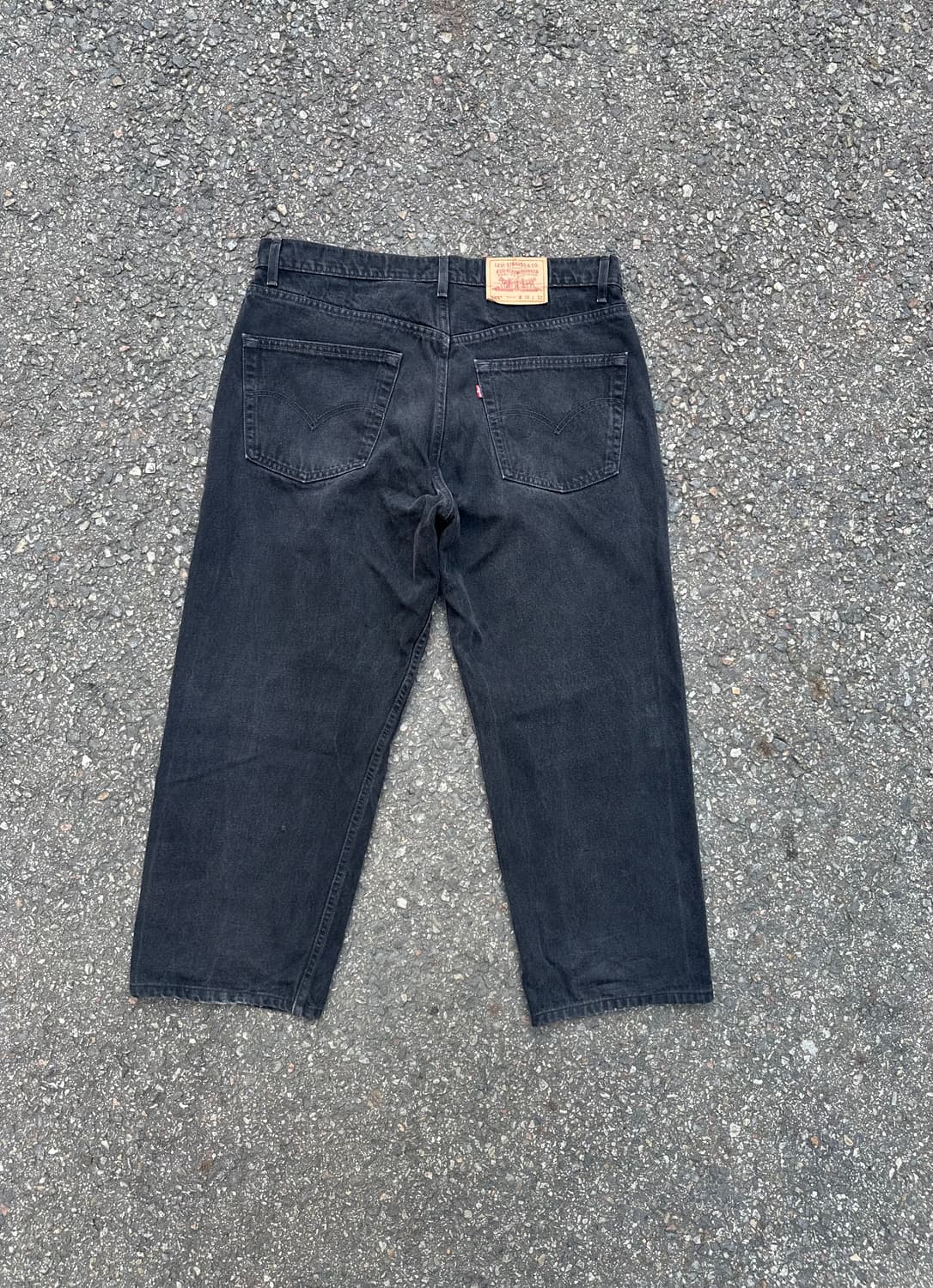 빈티지 90s 리바이스 565 블랙 데님 팬츠  상품이미지2