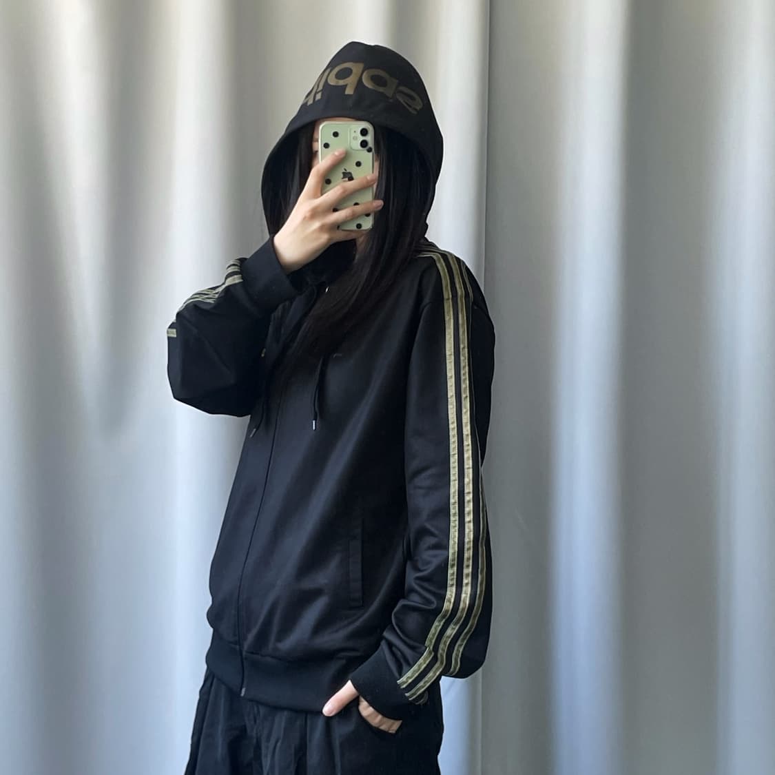 아디다스 루즈핏 검 골 후드 져지 상품이미지3