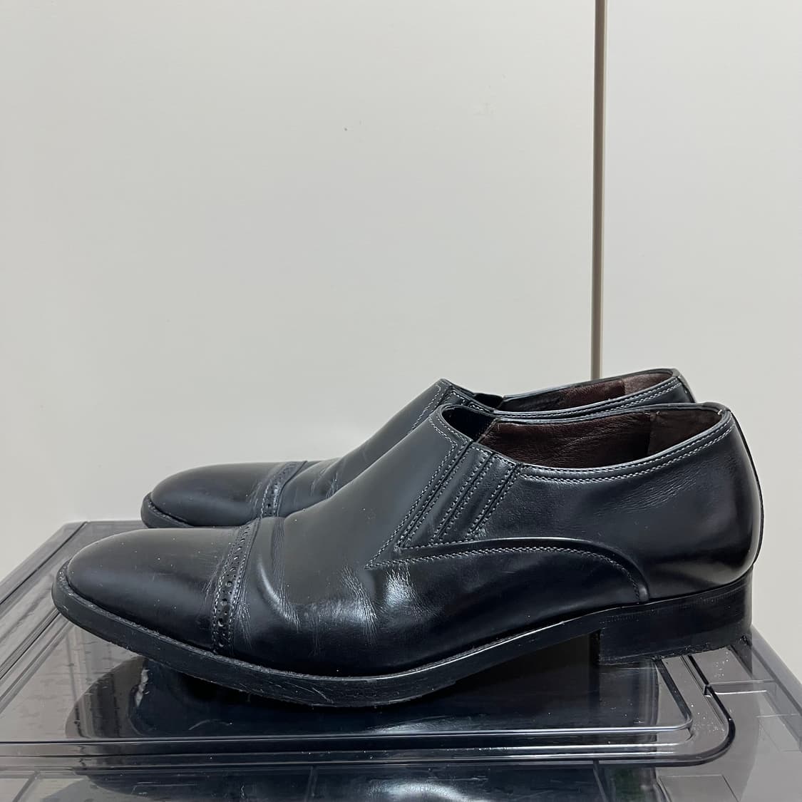 아테스토니 블랙라벨 카프스킨 캡토 로퍼 상품이미지4