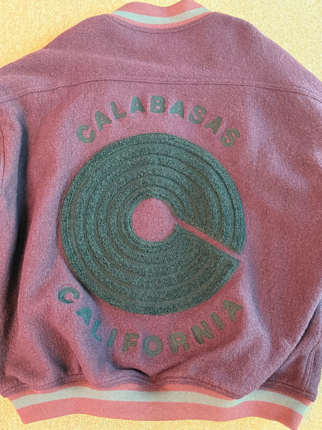 Season 5  칼라바사스  레더소매 바시티 재킷 100-105 상품이미지3