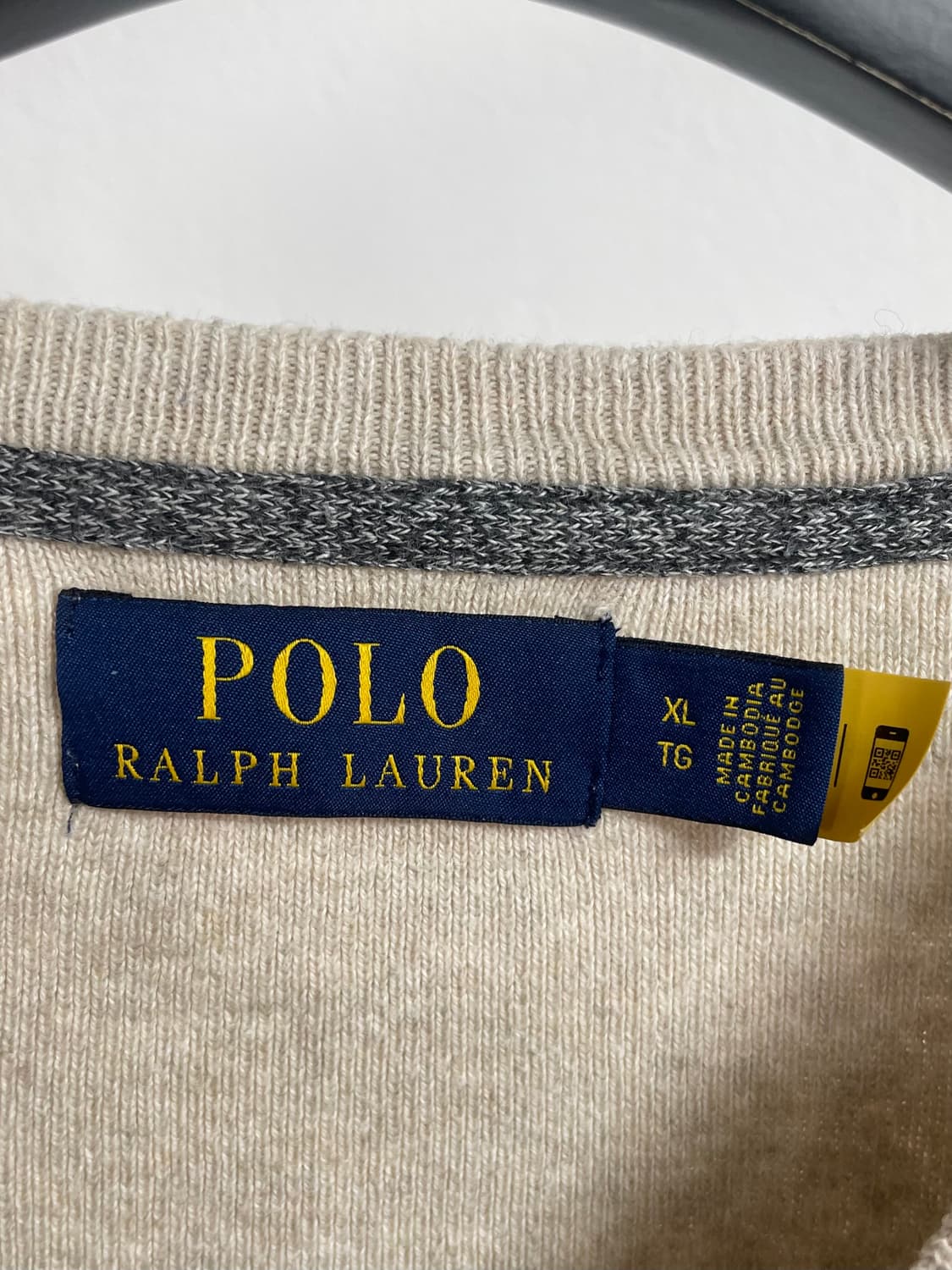 폴로 랄프로렌 코튼 오트밀 니트 (on.103 )   상품이미지4