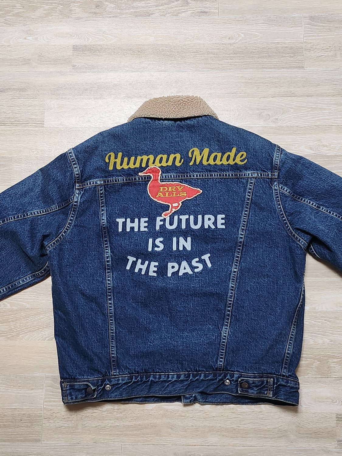 휴먼메이드 보아 라인드 데님 자켓 상품이미지1