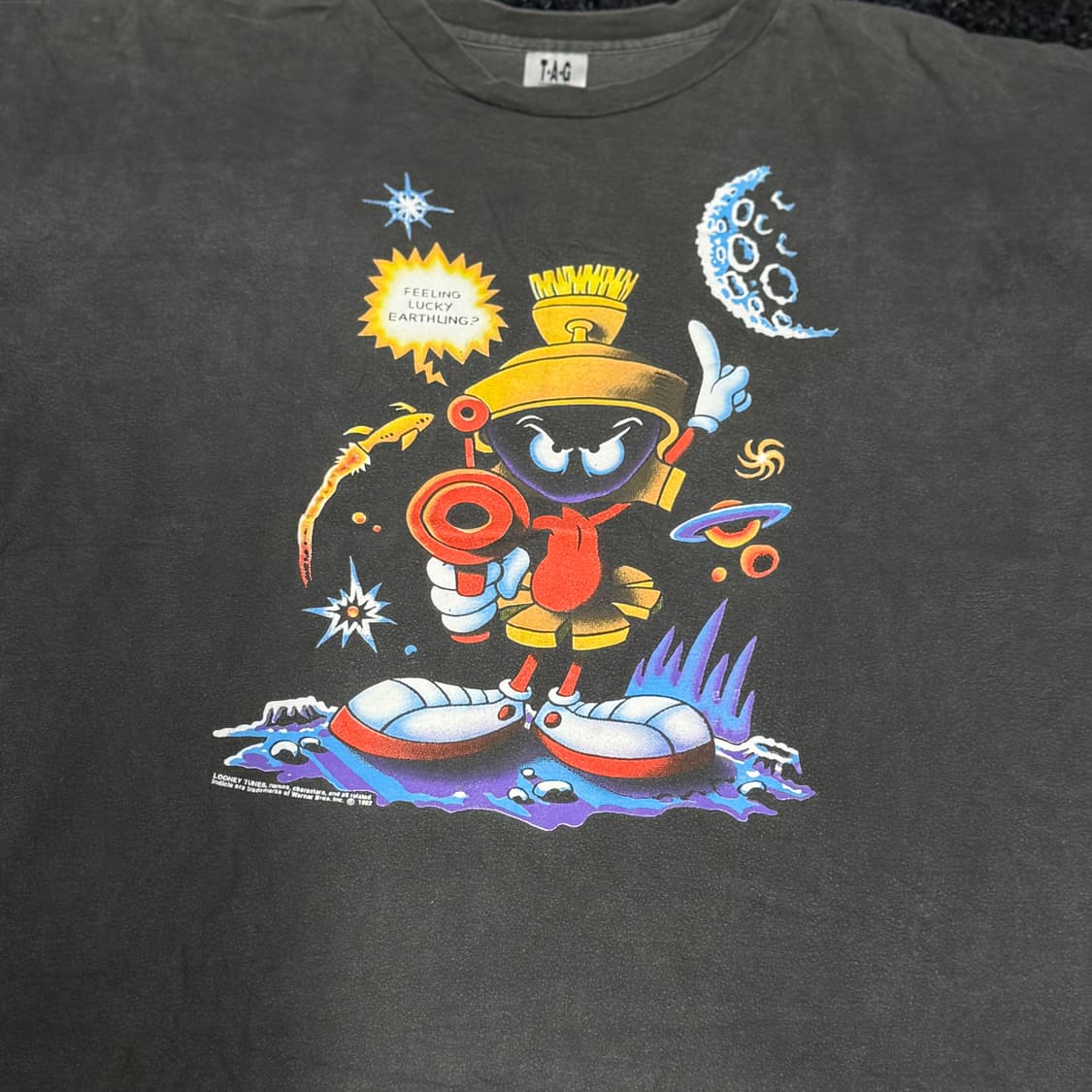 1992년도 루니툰즈 마빈 더 마션 t-shirt 상품이미지2