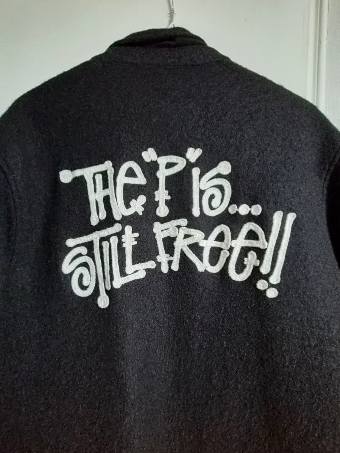 스투시 x 파타 보일드 울 셔츠 자켓 M 사이즈 판매 상품이미지4