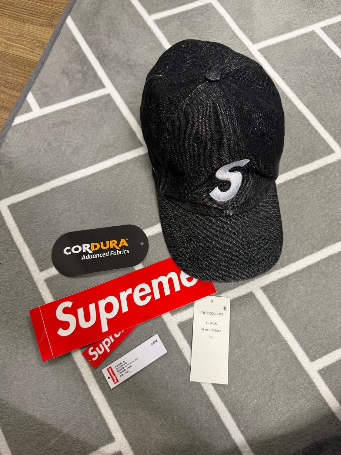 슈프림 코듀라 데님 볼캡 25ss 상품이미지1