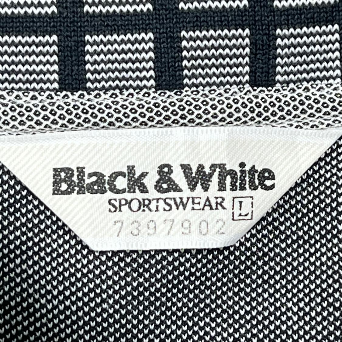 블랙앤화이트 반팔 카라티 s10527 상품이미지5