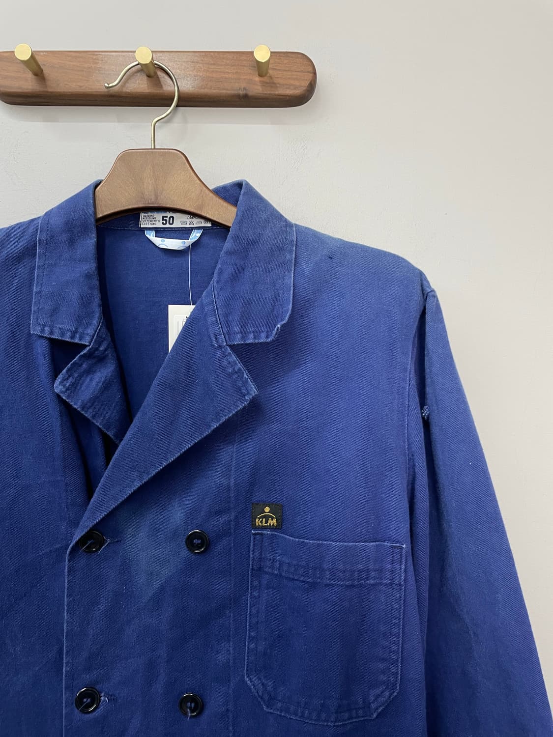 빈티지 KLM 블루 워크 자켓 H1370 상품이미지3