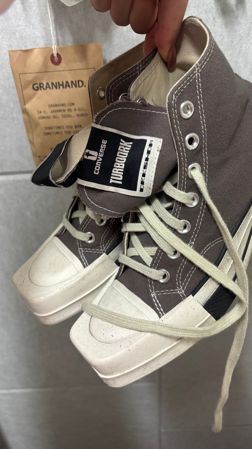 릭오웬스 다크쉐도우 컨버스  상품이미지1