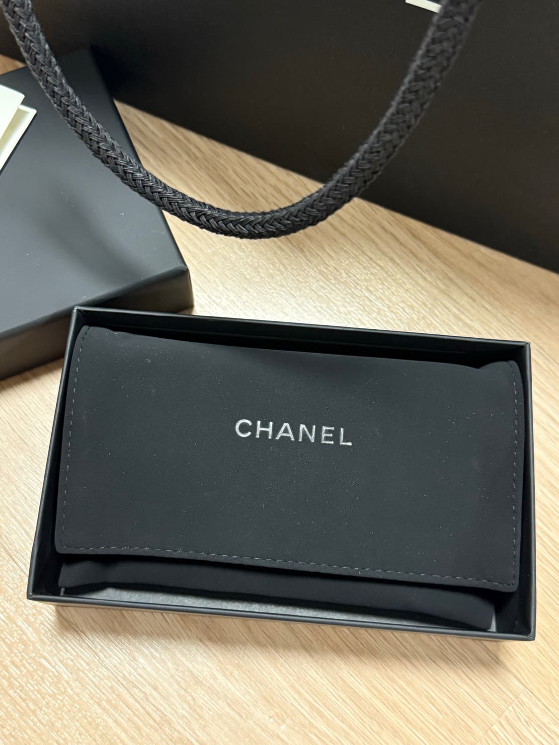 샤넬 은장 카드지갑 블랙 새상품 상품이미지6