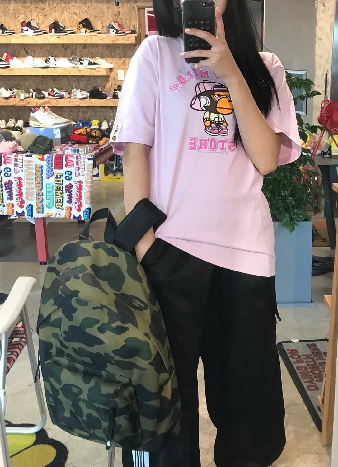 베이프 반팔 티셔츠 상품이미지1